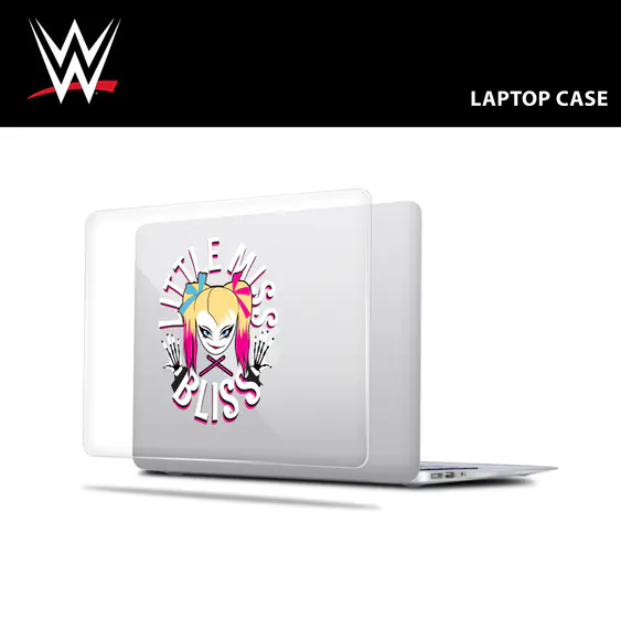 WWE Little Miss Bliss clear laptop case